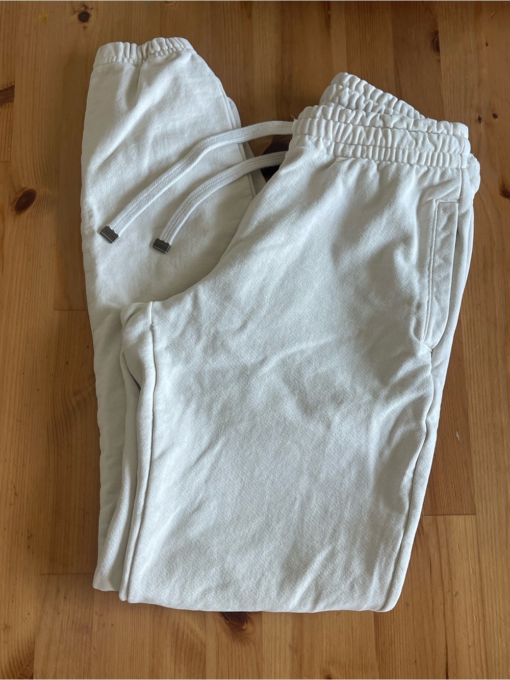 TALENTLESS Off-White Drawstring Joggers
